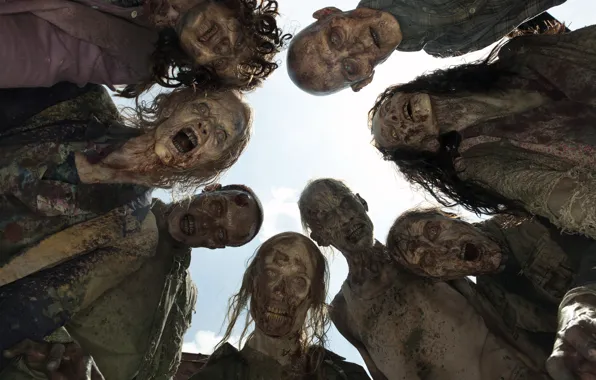 Зомби, трупы, The Walking Dead, Ходячие мертвецы