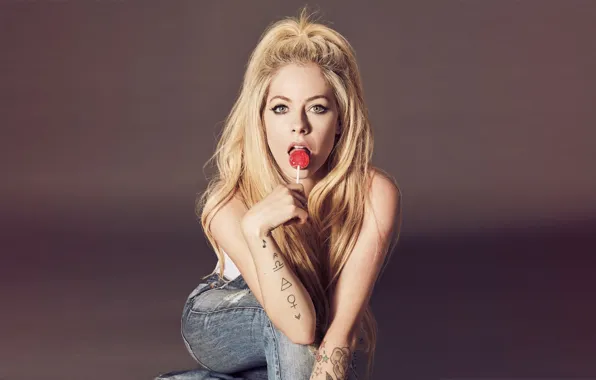Wallpaper, avril lavigne, lollipop, 2019