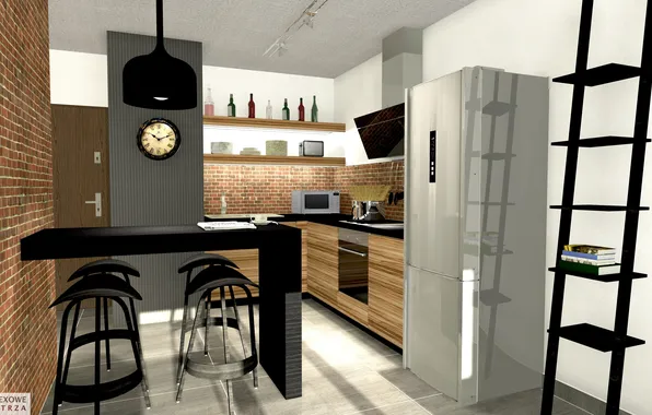 Дизайн, стиль, комната, интерьер, кухня