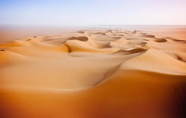Картинка песок, небо, пустыня, дюны