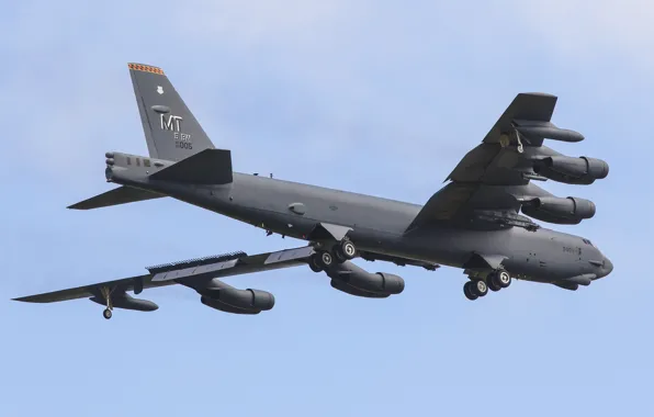 Boeing, бомбардировщик, стратегический, тяжёлый, Stratofortress, B-52H