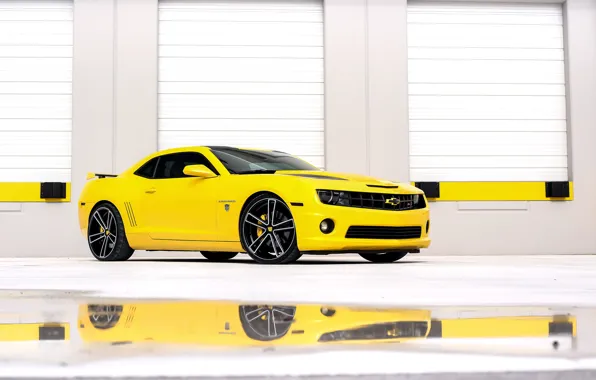 Chevrolet, Camaro, yellow, Transformers, Edition