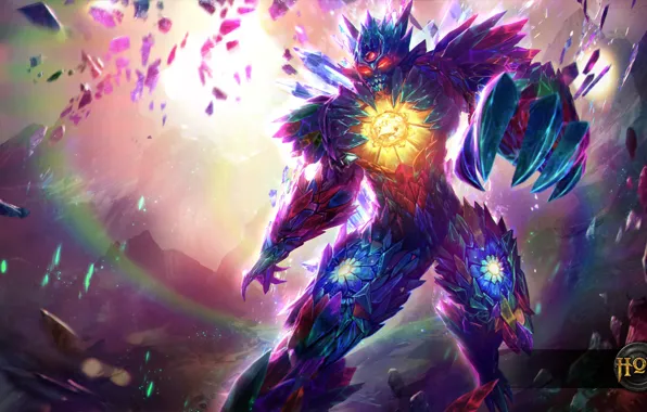 Магия, арт, кристал, Heroes of Newerth, моба, Adrenaline, Sanctum