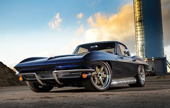 Картинка Corvette, Chevrolet, and, 1964, Wheels, RS6, Kit, Forgeline