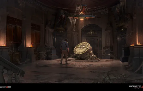 Мужик, помещение, Uncharted 4, Tower Basement, antananarivo basement