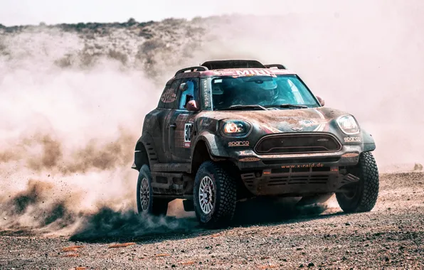 Песок, Mini, Пыль, Спорт, Скорость, Гонка, 307, Rally