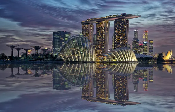 City, wallpaper, night