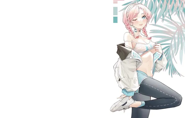 Картинка sexy, pink, anime, pretty, cute, posing