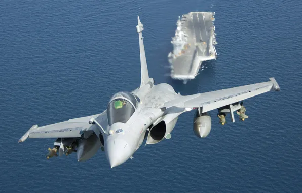 Картинка Бомбы, Авианосец, Dassault Rafale, Rafale M, ВМС Франции, Charles de Gaulle (R91), Dassault Rafale M, …