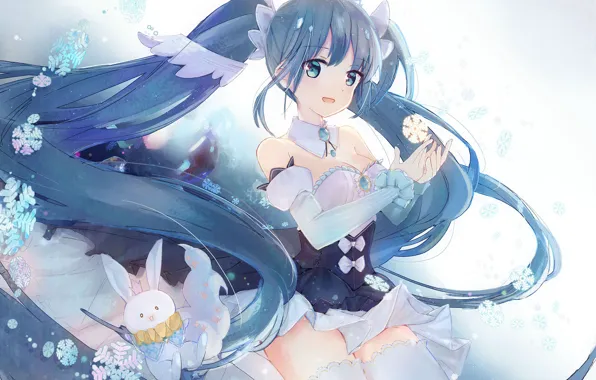 Vocaloid, hatsune miku, yuki miku, yukine, dedeko