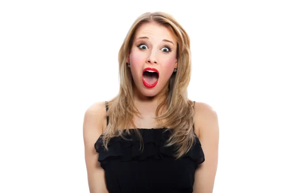 Girl, hot, sexy, erotic, screem, amazed, surprised