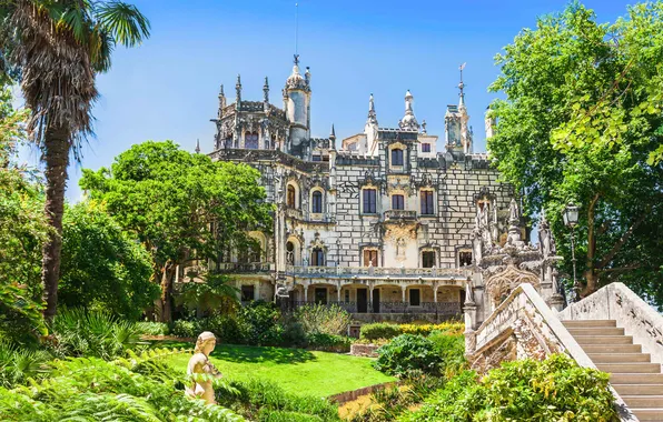 Картинка Portugal, Lisbon, Quinta da Regaleira, Sintra region