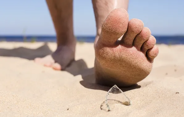 Fingers, foot, pollution, possible accident