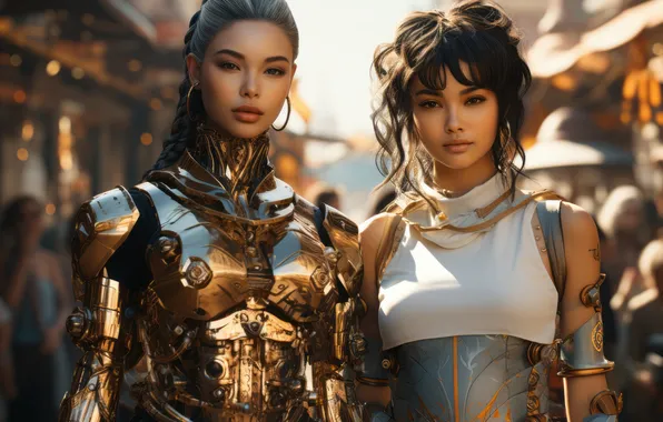 Avatar, rendering, twin, illustrated