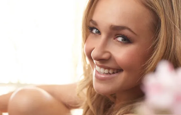 Лицо, улыбка, волосы, актриса, hayden panettiere, хайден панеттьери