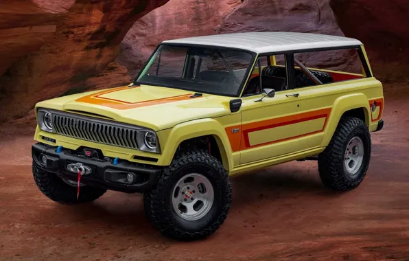 Картинка джип, экстерьер, Jeep, 4xe Concept, Jeep Cherokee SJ 4xe