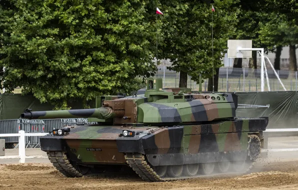 Современный, танк, боевой, французский, основной, Леклерк