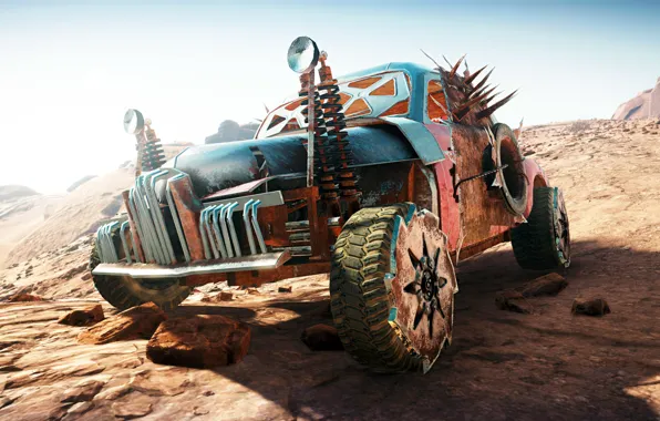 Картинка машина, пустыня, Mad Max, Fury Road, Безумный Макс, Дорога ярости