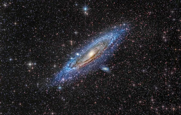 Космос, звезды, Andromeda, Galaxy