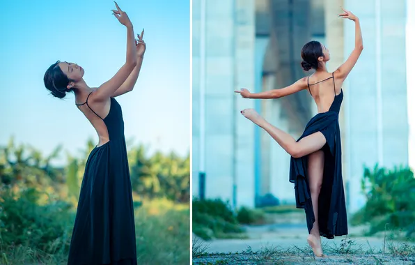 Beautiful, Asian, Model, Bridge, Dance, Woman, Cute, Pretty