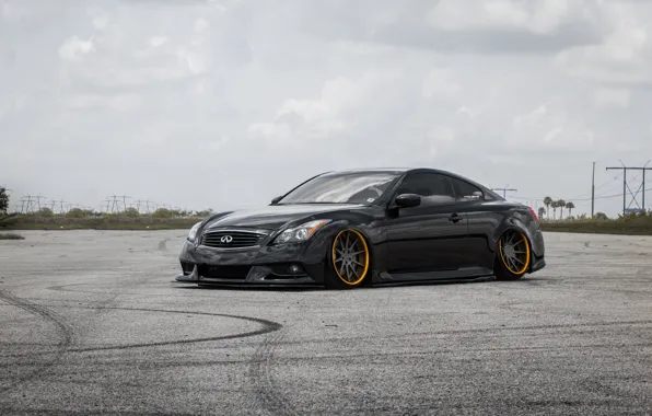 Картинка Infiniti, Black, Forged, G37s, Incurve, IPL, FS10