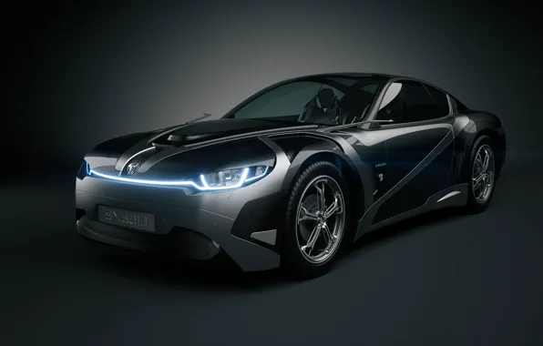 Картинка Car, Carbon, Concept Car, 3D Car, Everia, Tronatic