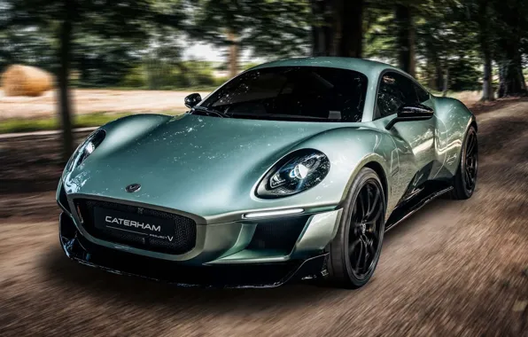 Вид спереди, электромобиль, 2023, Caterham Project-V, Caterham Cars