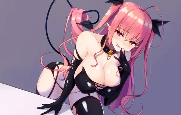 Girl, sexy, lingerie, pantsu, bra, cleavage, panties, thighhighs