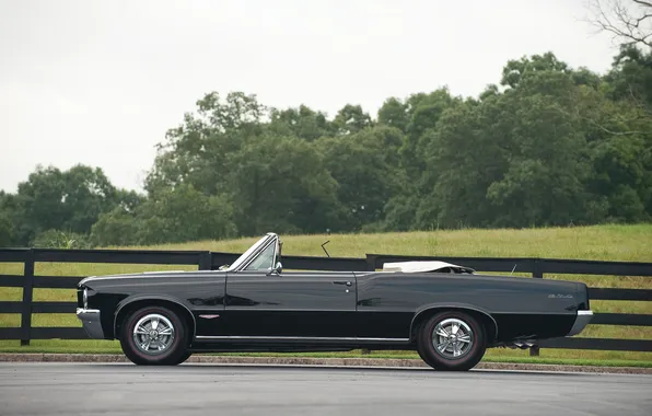 Кабриолет, Pontiac, GTO, Понтиак, 1964, ретро автомобили, Convertible, LeMans
