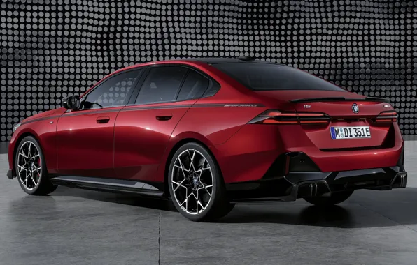 BMW, БМВ, вид сбоку, вид сзади, M Performance, 2023, BMW i5 M60, G60