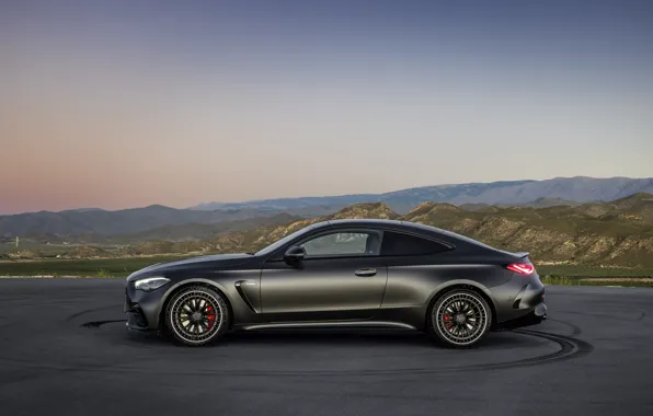 Мерседес, Mercedes, вид сбоку, AMG, Coupe, Купе, АМГ, 2024