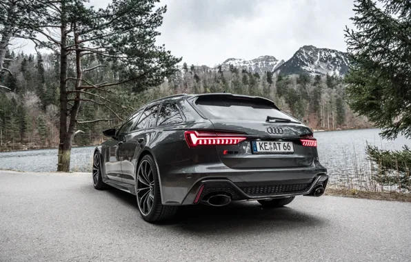Audi, вид сзади, ABT, Avant, RS6, RS 6, 2020
