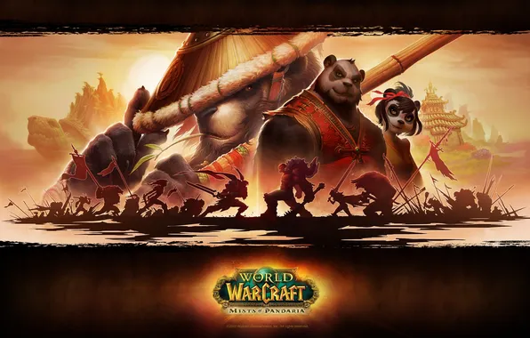 Картинка монах, World of Warcraft, орда, Mists of Pandaria, альянс, Вариан, Тралл