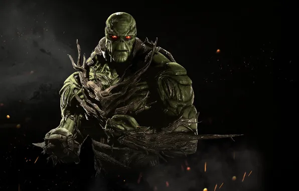 Картинка green, game, NetherRealm Studios, Injustice 2, Swamp Thing