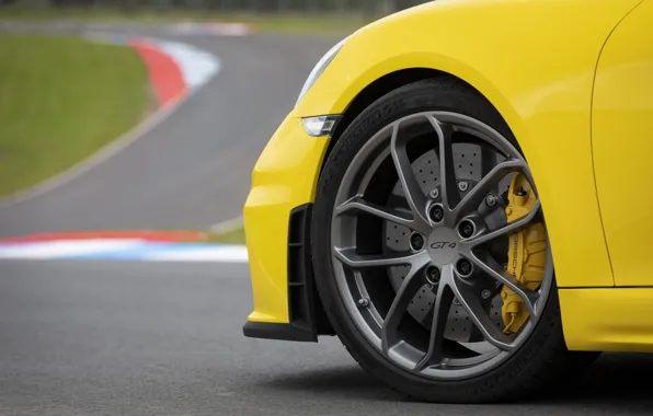 Porsche, Диск, Колесо, Cayman, GT4, Тормозной диск, 2019, Porsche 718 (982) Cayman GT4