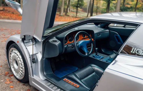 Bugatti, car interior, Bugatti EB110 GT, EB 110