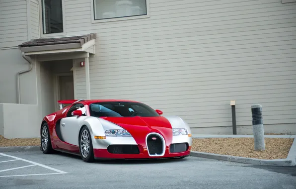 Картинка Bugatti, veyron, red, white