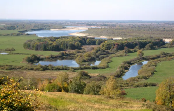 Осень, небо, озеро
