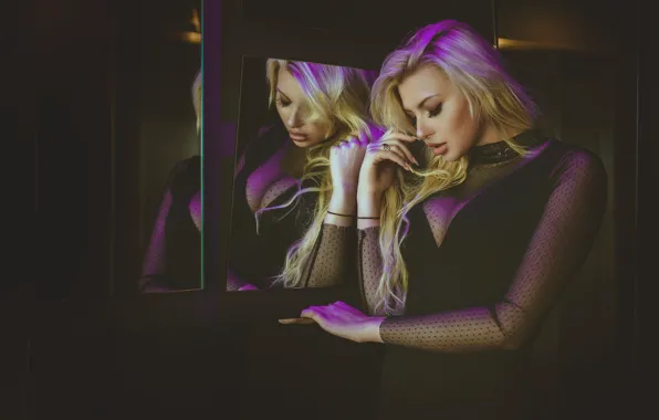 Картинка девушка, фон, красотка