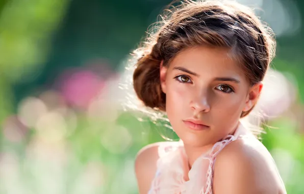 Картинка взгляд, девочка, прелесть, child photography, Sun Drenched