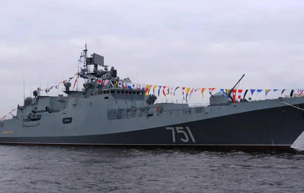 Корабль, ВМФ, Праздник, сторожевой, 11356 проект, "Адмирал Эссен"