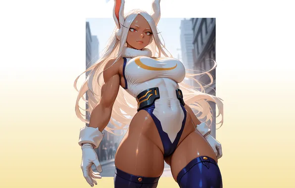 Girl, hot, sexy, anime, brown, pretty, babe, bunny