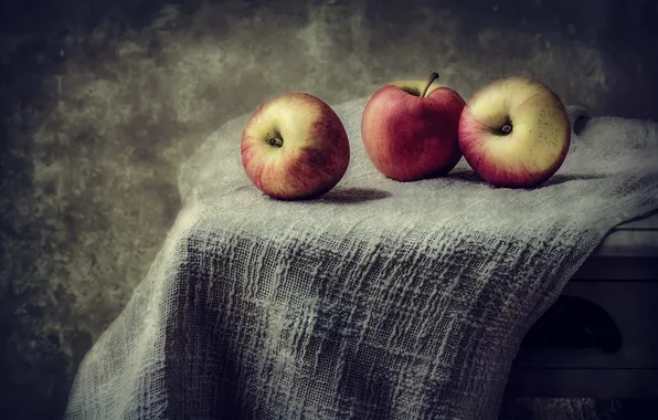 Яблоки, еда, фрукты