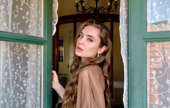 Long hair, model, awesome, brunette, gorgeous, photoshoot, posing, beautiful face