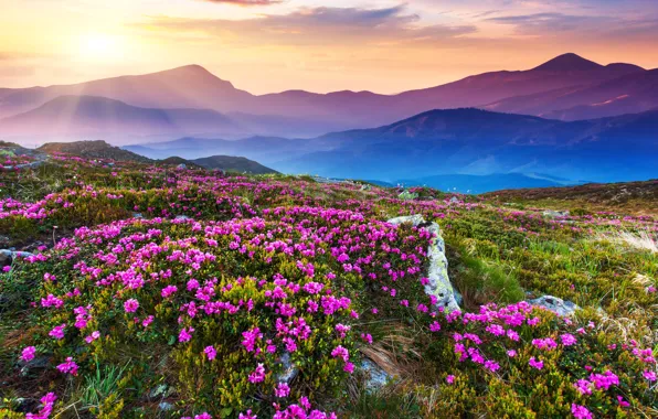 Небо, пейзаж, горы, природа, sky, landscape, nature, mountains