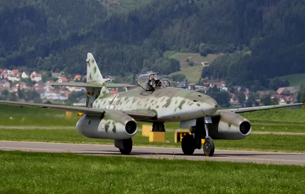 Картинка истребитель, бомбардировщик, реактивный, Me.262