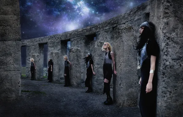 Фон, девушки, Astral Guardians