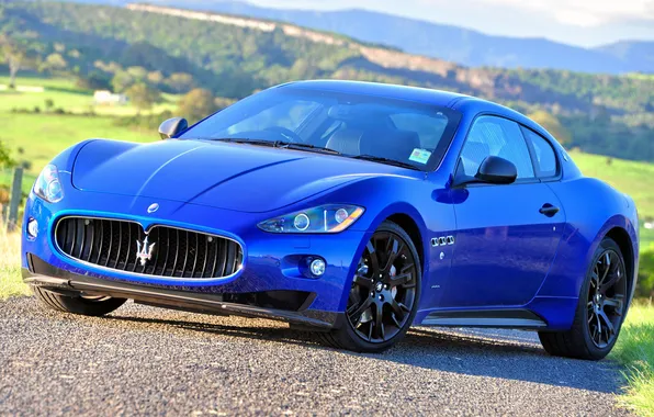 Картинка фары, Maserati, мазерати, передок, грантуризмо, GranTurismo S