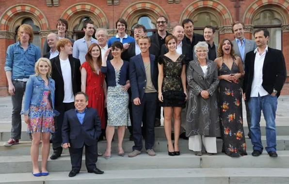 Картинка Emma Watson, Harry Potter, Evanna Lynch, Bonnie Wright, и все все все, Rupert Grint
