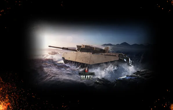 Картинка World of Tanks, Мир Танков, Wargaming Net, Centurion Mk. 7/1, Средний Танк, WoTB, Blitz, WoT: …